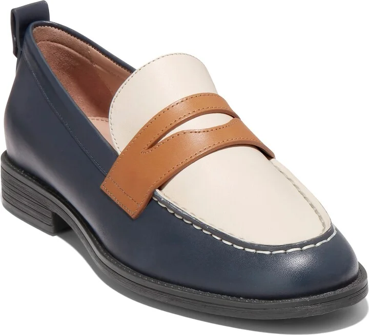 Stassi Leather Penny Loafer