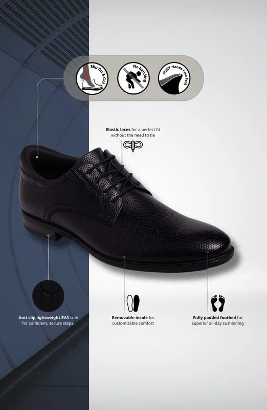 State Street Hands Free Technology Leather Plain Toe Dress Oxford - Image 2