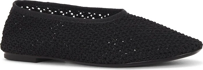 Staud Alba Ballet Flat in Black - Image 2