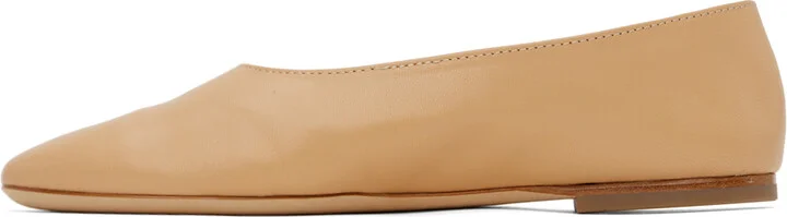Staud Beige Alba Ballerina Flats - Image 3