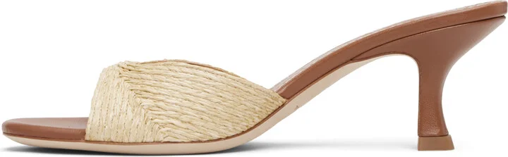 Staud Beige Brigitte Mule Sandals - Image 3