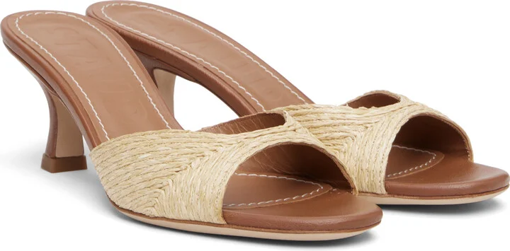 Staud Beige Brigitte Mule Sandals - Image 4