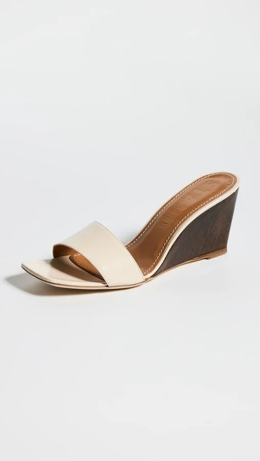 STAUD Billie Wedge Sandals - Image 2