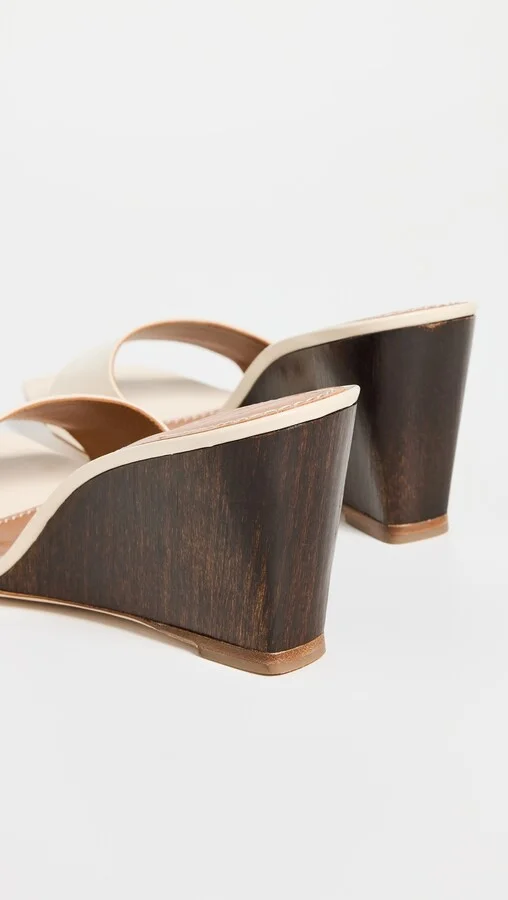 STAUD Billie Wedge Sandals - Image 4