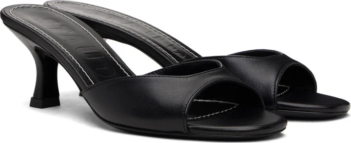 Staud Black Brigitte Heeled Sandals - Image 4
