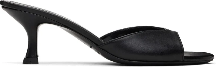 Staud Black Brigitte Heeled Sandals