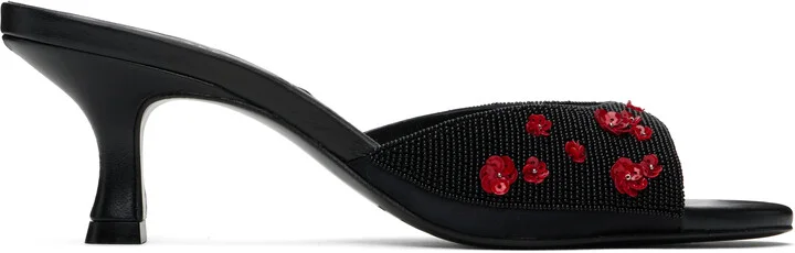 Staud Black Brigitte Mules