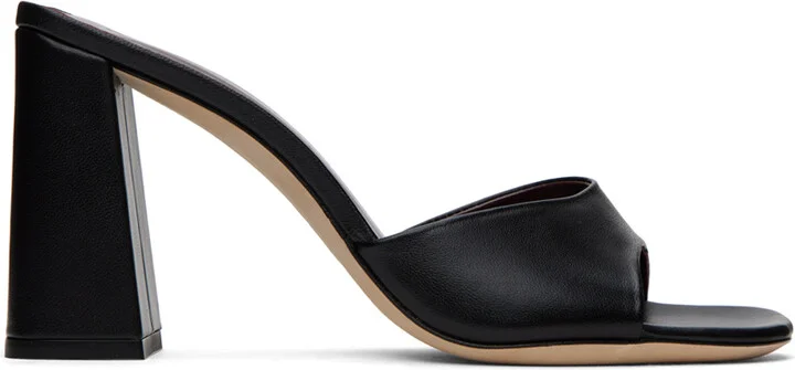 Staud Black Sloane Heeled Sandals