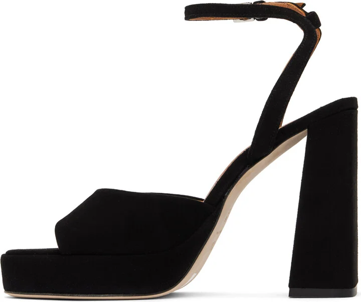 Staud Black Solange Heeled Sandals - Image 3