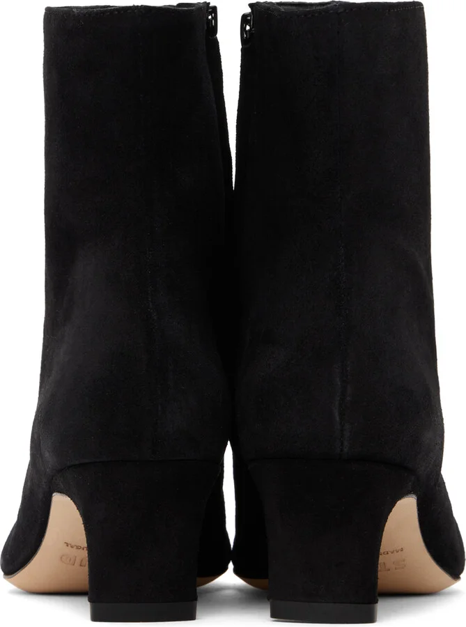 Staud Black Wally Ankle Boots - Image 2