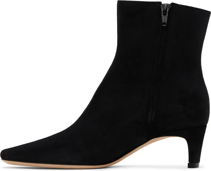 Staud Black Wally Ankle Boots - Image 3