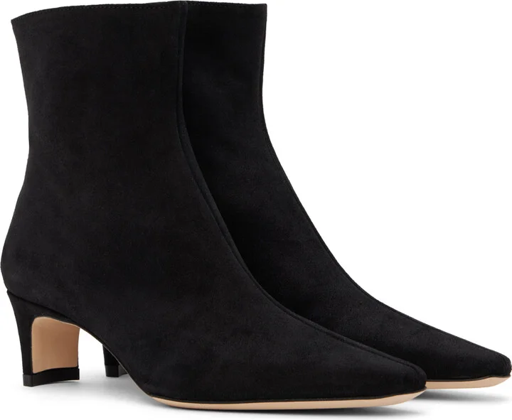 Staud Black Wally Ankle Boots - Image 4