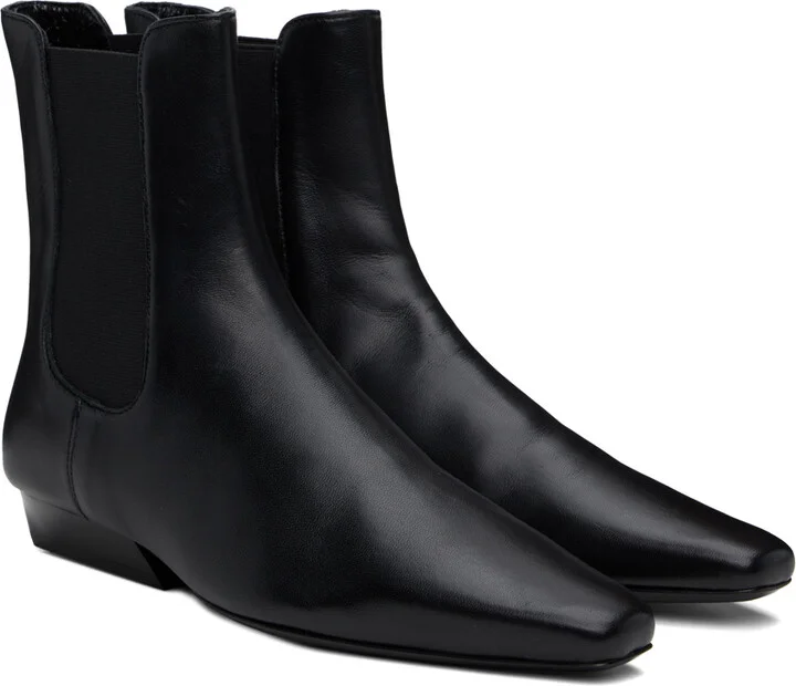 Staud Black Wally Chelsea Boots - Image 4