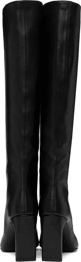 Staud Black Wally High Heel Tall Boots - Image 2