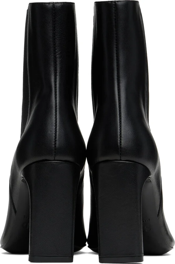 Staud Black Wally High Heeled Ankle Boots - Image 2