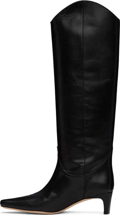 Staud Black Wally Tall Boots - Image 3