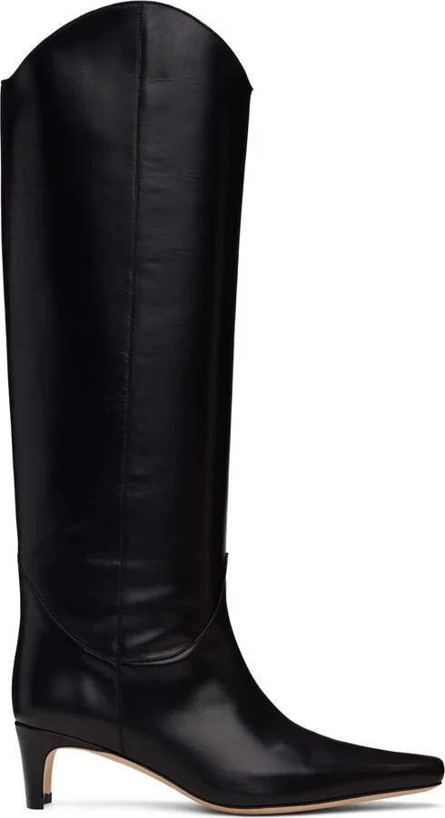 Staud Black Wally Tall Boots