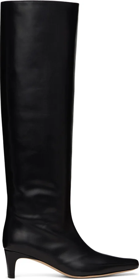 Staud Black Wally Tall Boots