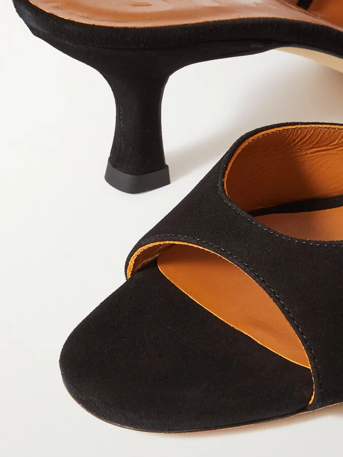 STAUD - Brigitte Suede Mules - Black - Image 4
