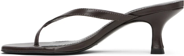 Staud Brown Freja Kitten Heeled Sandals - Image 3