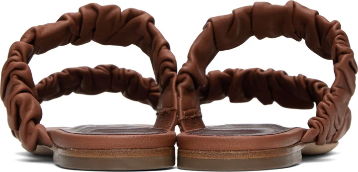 Staud Brown Maya Sandals - Image 2