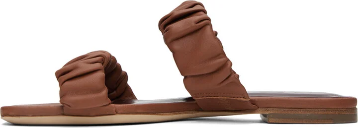 Staud Brown Maya Sandals - Image 3
