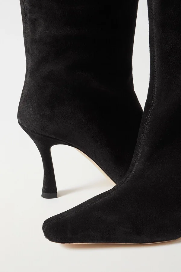 STAUD - Cami Suede Over-the-knee Boots - Black - Image 4