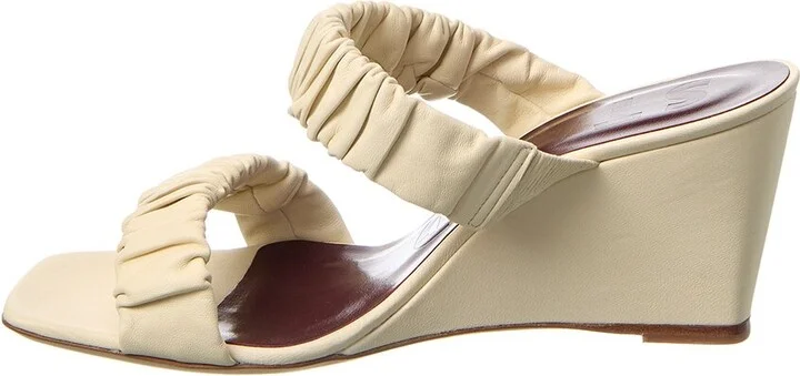 Staud Frankie Leather Wedge Sandal - Image 2