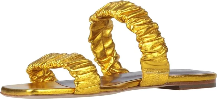 Staud Maya Ruched Sandal Woman Sandals - Image 4