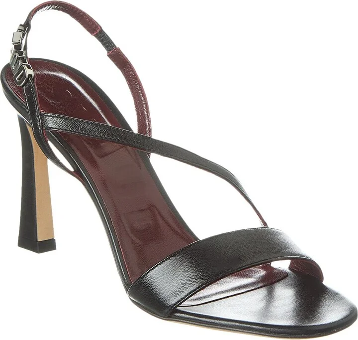 Staud Nadja Leather Slingback Sandal