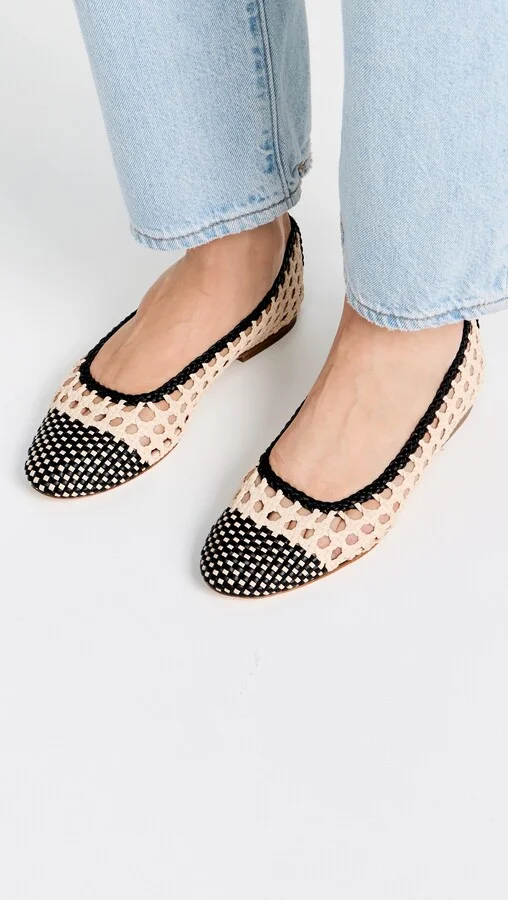 STAUD Nell Crochet Ballerina Flats - Image 5