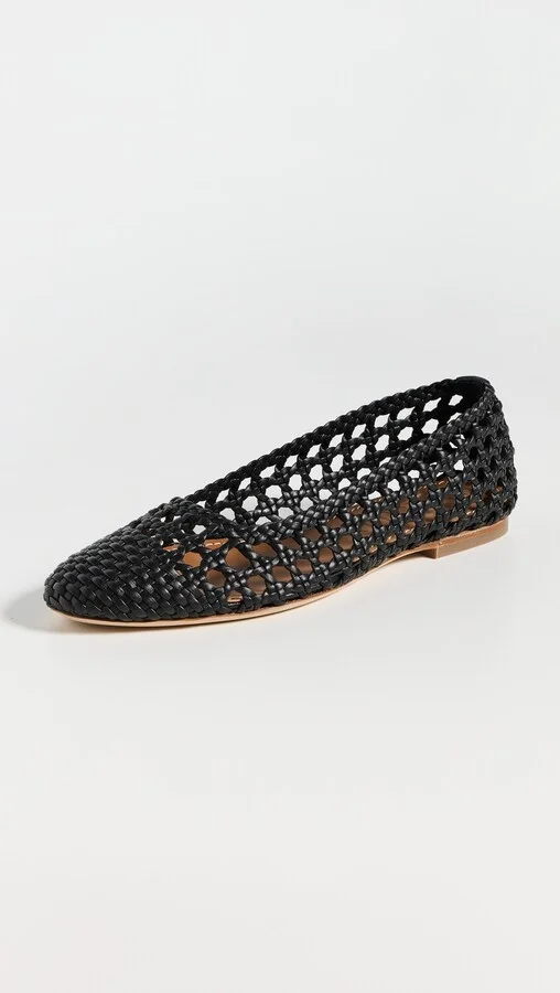 STAUD Nell Crochet Ballerina Flats - Image 2