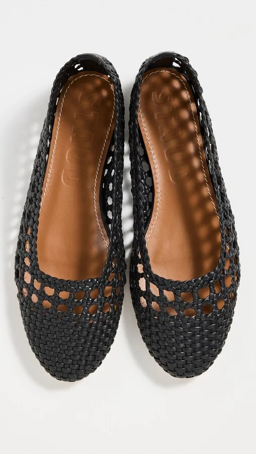 STAUD Nell Crochet Ballerina Flats - Image 4