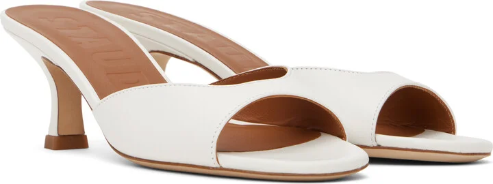 Staud Off-White Brigitte Mules - Image 4