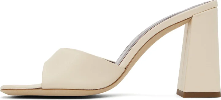 Staud Off-White Sloane Heeled Sandals - Image 3