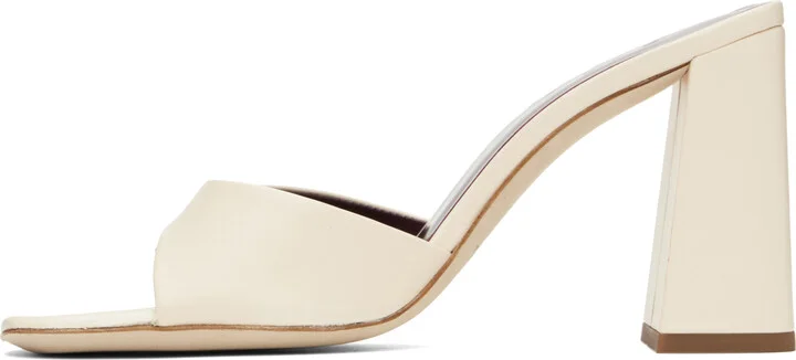 Staud Off-White Sloane Heeled Sandals - Image 3