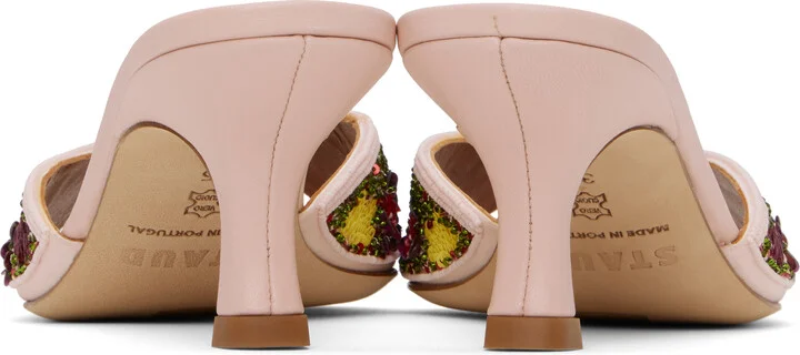 Staud Pink Brigitte Mules - Image 2