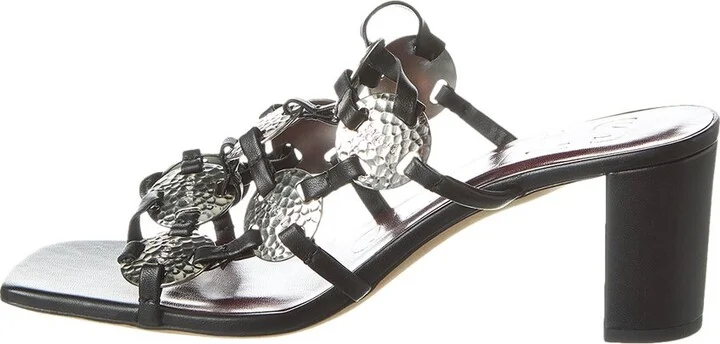 Staud Pucky Leather Sandal - Image 2