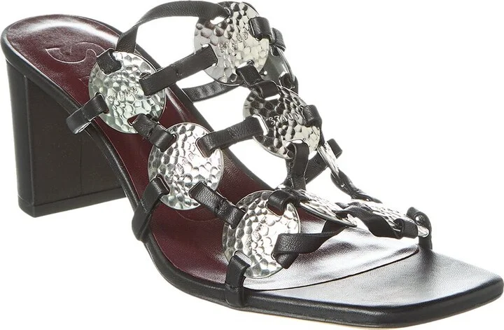 Staud Pucky Leather Sandal