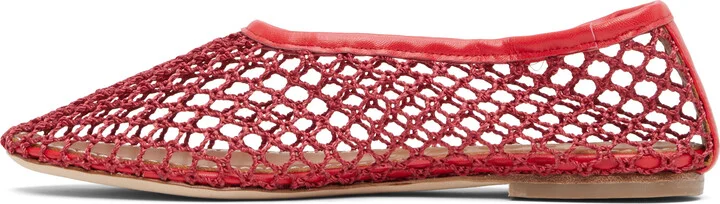 Staud Red Alba Ballet Flats - Image 3