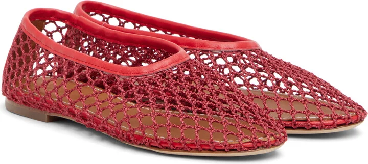 Staud Red Alba Ballet Flats - Image 4