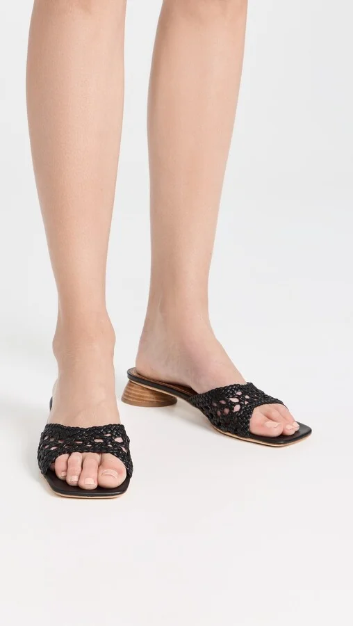STAUD Simone Crochet Heels - Image 2