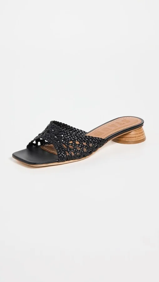 STAUD Simone Crochet Heels - Image 3