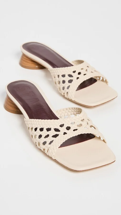 STAUD Simone Crochet Heels - Image 2