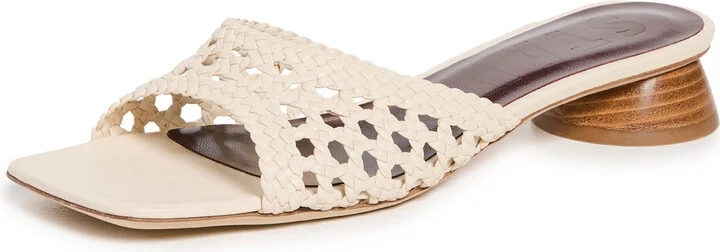 STAUD Simone Crochet Heels