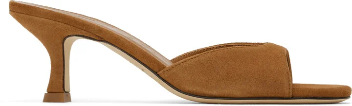 Staud Tan Brigitte Mules