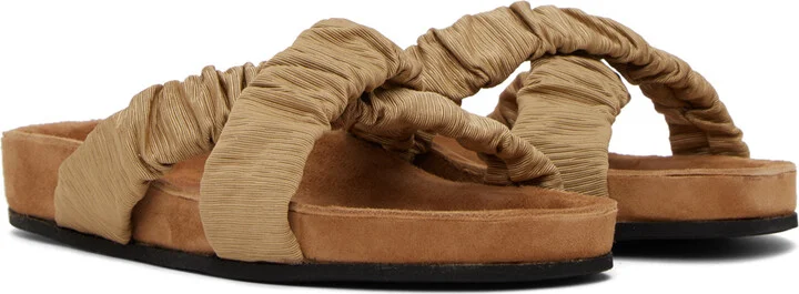 Staud Tan Michel Sandals - Image 4