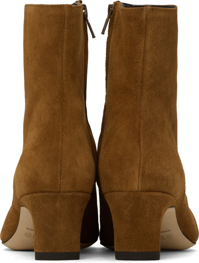 Staud Tan Wally Ankle Boots - Image 2