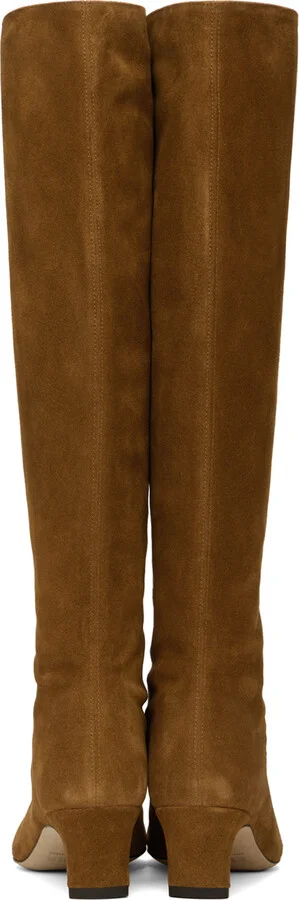 Staud Tan Wally Suede Tall Boots - Image 2