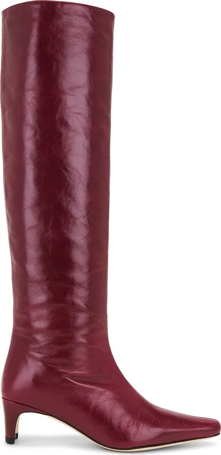 Staud Wally Boot in Wine